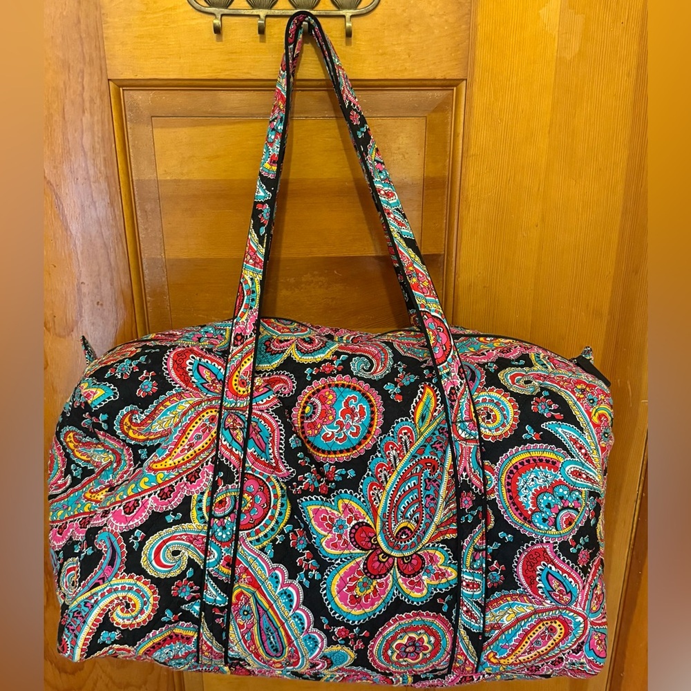 Vera Bradley PARISIAN PAISLEY Large Duffle Bag